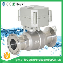 2 Way Electric Flow Control Sanitary Ball Valve with CE (T25-S2-C-Q)